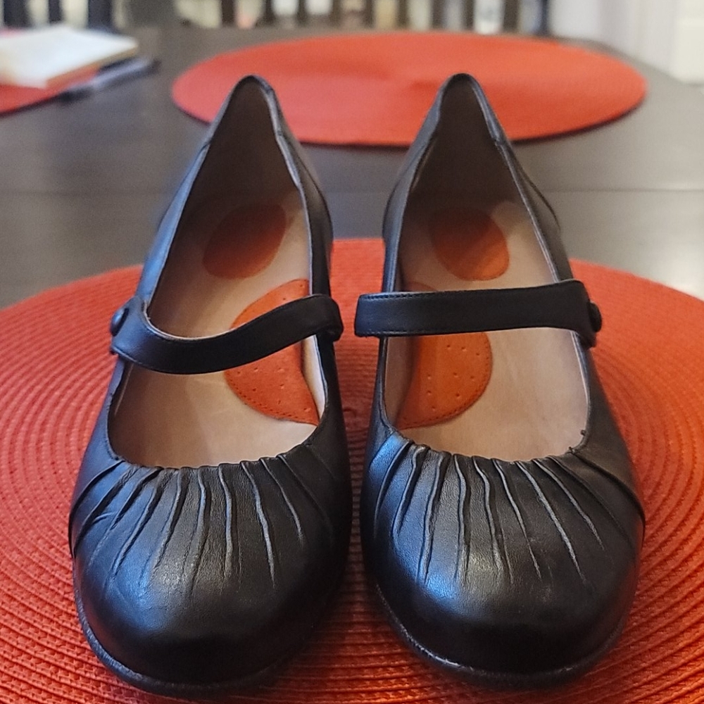 Comfy Mary Jane Softwalk shoes.